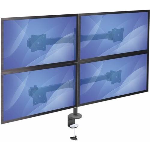 StarTech.com Quad Monitor Arm voor 2x2 VESA Schermen tot 27" (8kg), Verstelbare Hoogte, Gearticuleerde Monitorsteun, C-k-1