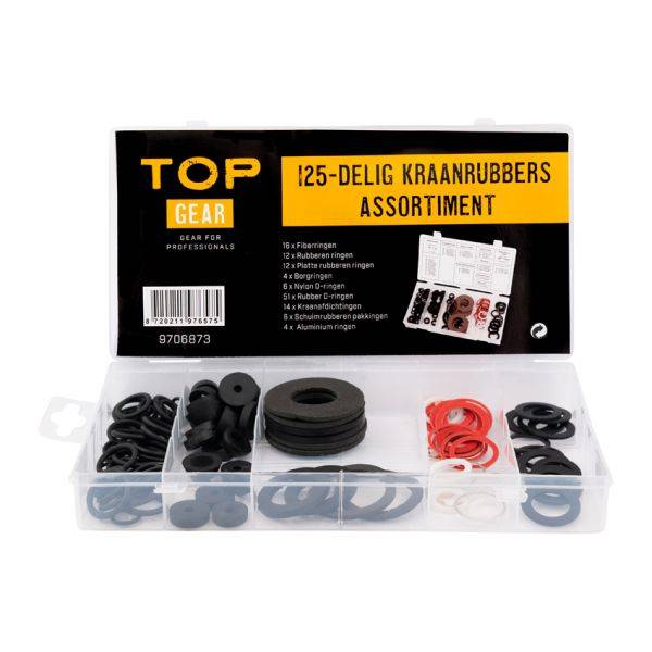 Topgear kraanrubbers ass. 125 delig. 87202119765758720211976575-0