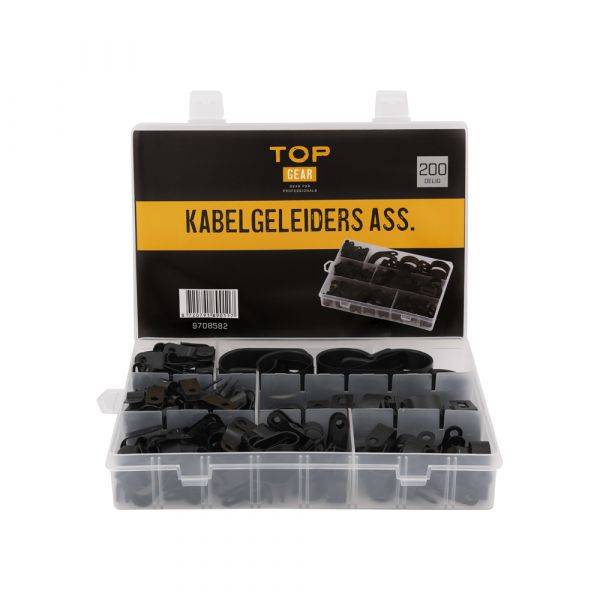Topgear kabelgeleiders ass. 200-delig 87207918901178720791890117-0