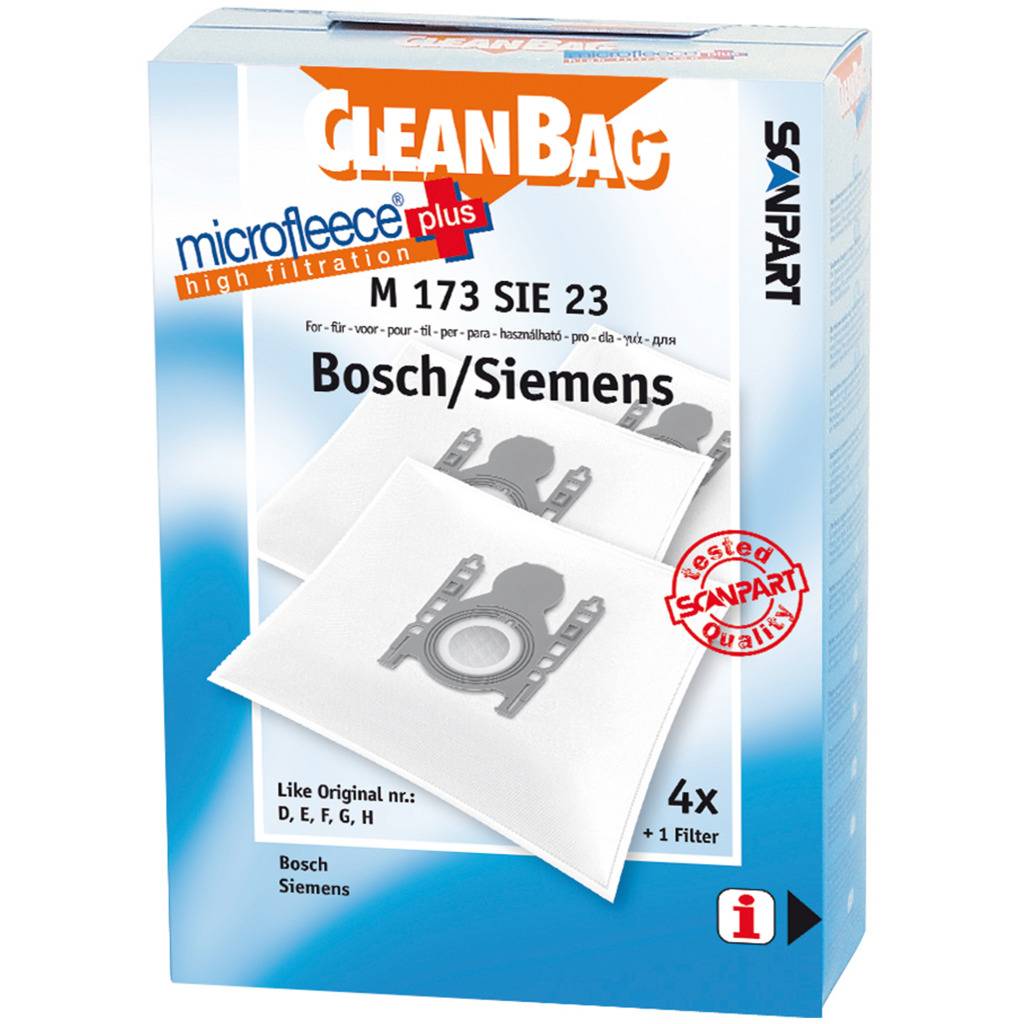 Scanpart M173sie23 Microfleese Stofzak B/s D/e/f/g/h Micro En-0