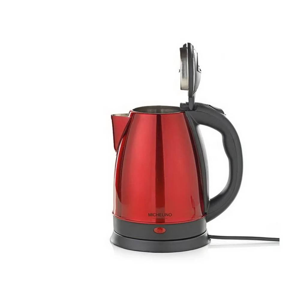 Michelino Waterkoker 1.8L 1800W Rood/Zwart-0