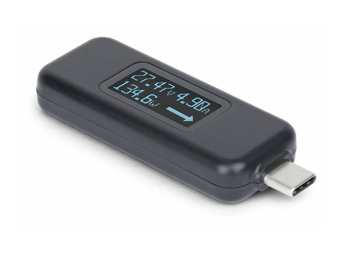StarTech.com USB-C-vermogenstester, digitale multimeter, bidirectionele spannings- en stroommeter, 240W PD EPR, kabel-/p-3