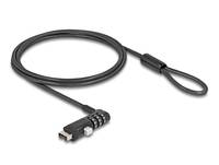 Navilock Laptop Security Cable for USB Type-A port with Combination Lock-1