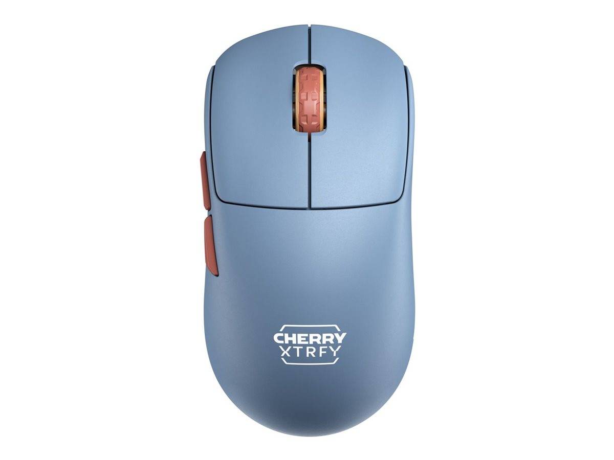 CHERRY XTRFY M68 Wireless, blauwe draadloze muis-0