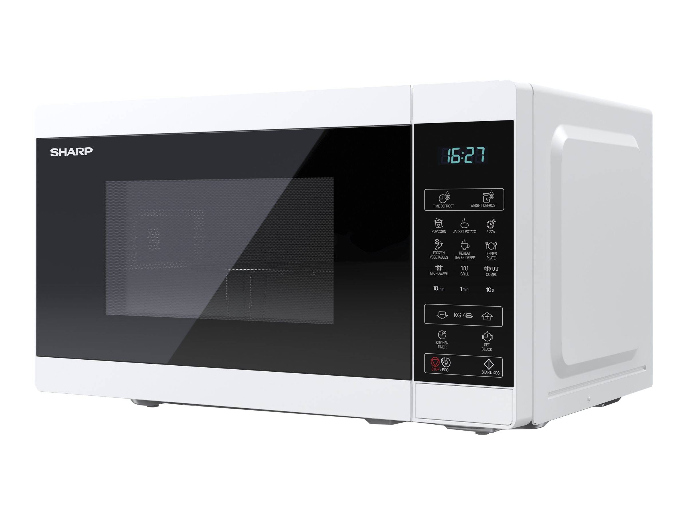 Sharp YC-MG02EW 20L 800W/Grill/Touch white-0