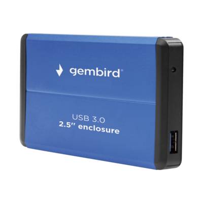 Gembird EE2-U3S-2-B opslagbehuizing voor 2,5" USB 3.0 HDD's, blauw-0