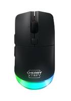 CHERRY Xtrfy M50 - Maus - leicht - ergonomisch - optisch - kabellos, kabelgebunden - 2,4 GHz, Bluetooth - Schwarz (JW-5-1
