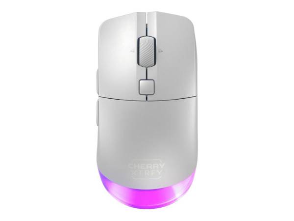 CHERRY Xtrfy M50 - Maus - ergonomisch - optisch - 5 Tasten - kabellos, kabelgebunden - 2,4 GHz, Bluetooth 5,2 - kabello