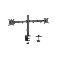 GEMBIRD MA-D2-01 Houder; 9kg; 17÷32"; zwart; Arml: 441mm; aluminium,plastic,staal - 1 stuk-1