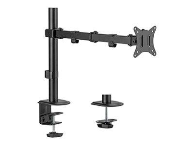 GEMBIRD MA-D1-01 Houder; 9kg; 17÷32"; zwart; Arml: 441mm; aluminium,plastic,staal - 1 stuk-0