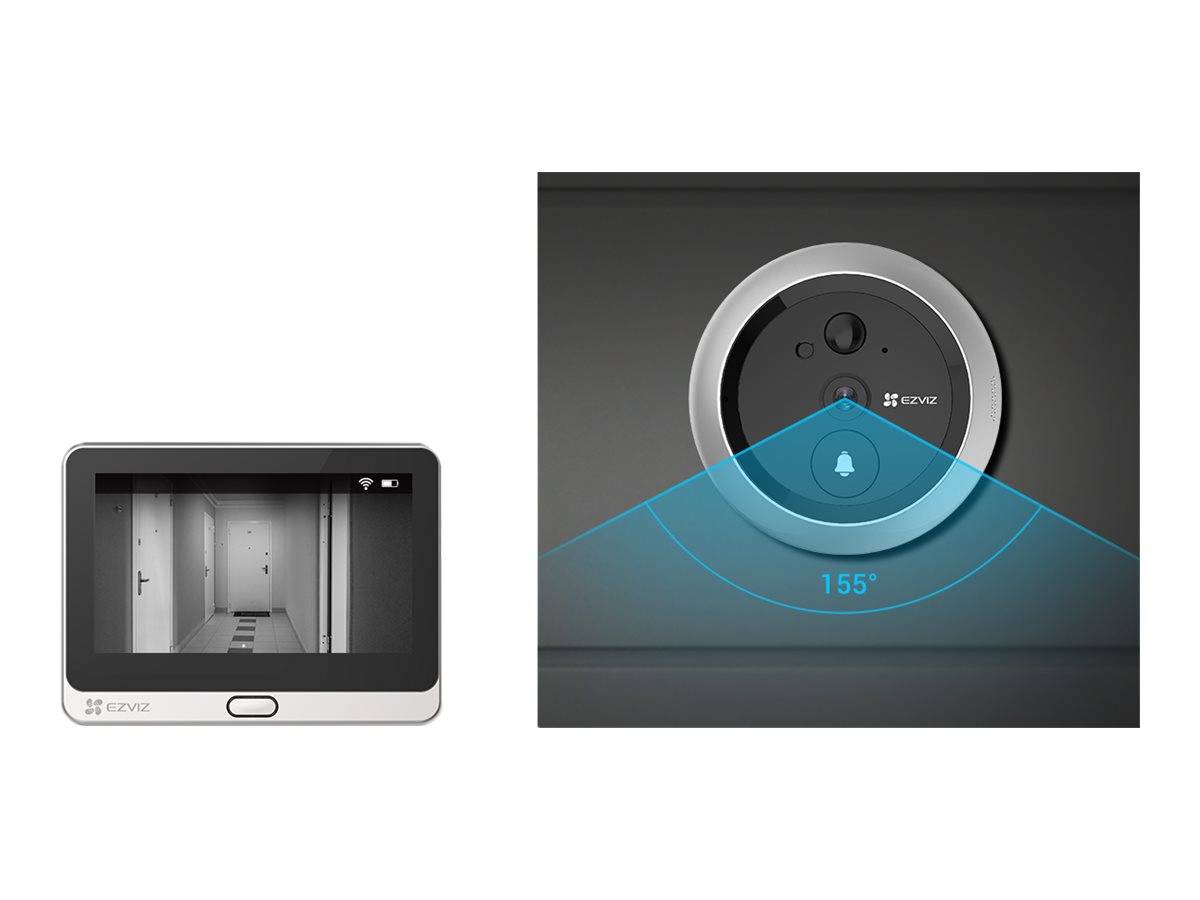 Draadloze wifi-deurbel met zoeker EZVIZ DP2C CS-DP2C-0