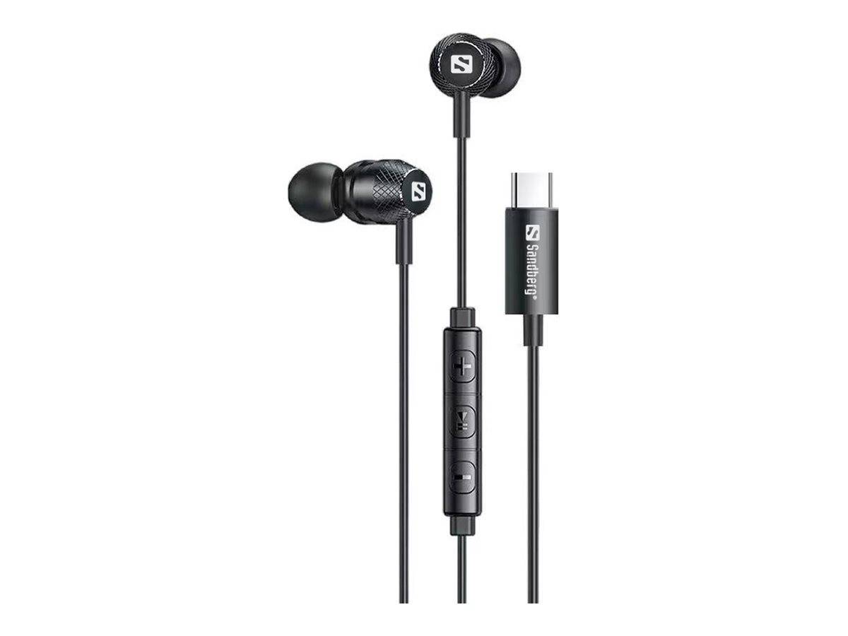 Sandberg USB-C/A in-ear oordopjes met lijnmicrofoon-0