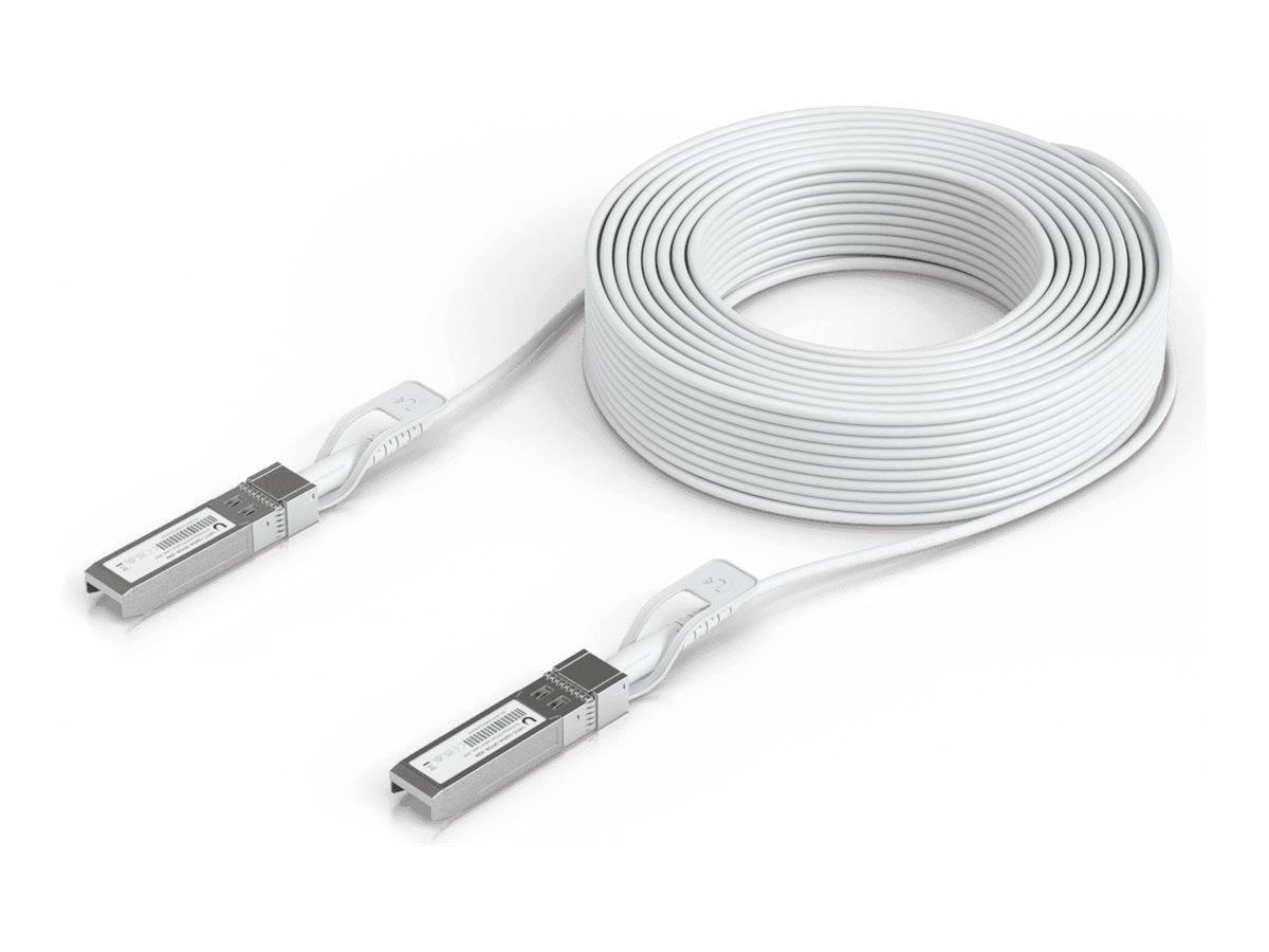 Ubiquiti uplinkkabel, SFP28 naar SFP28, PVC, wit, 30 m-0