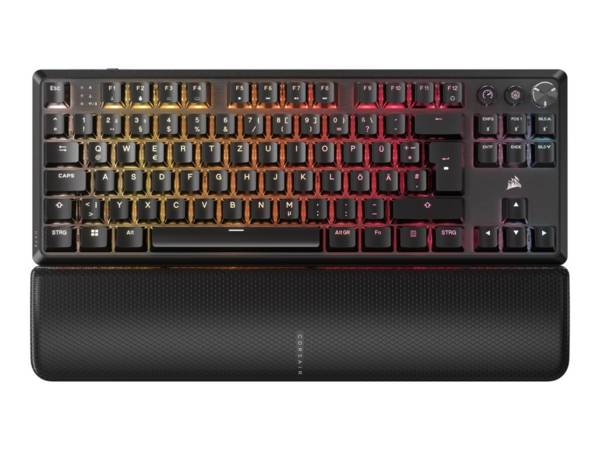 Corsair K70 CORE TKL Engels Gaming USB + RF draadloos + Bluetooth QWERTZ Engels Zwart