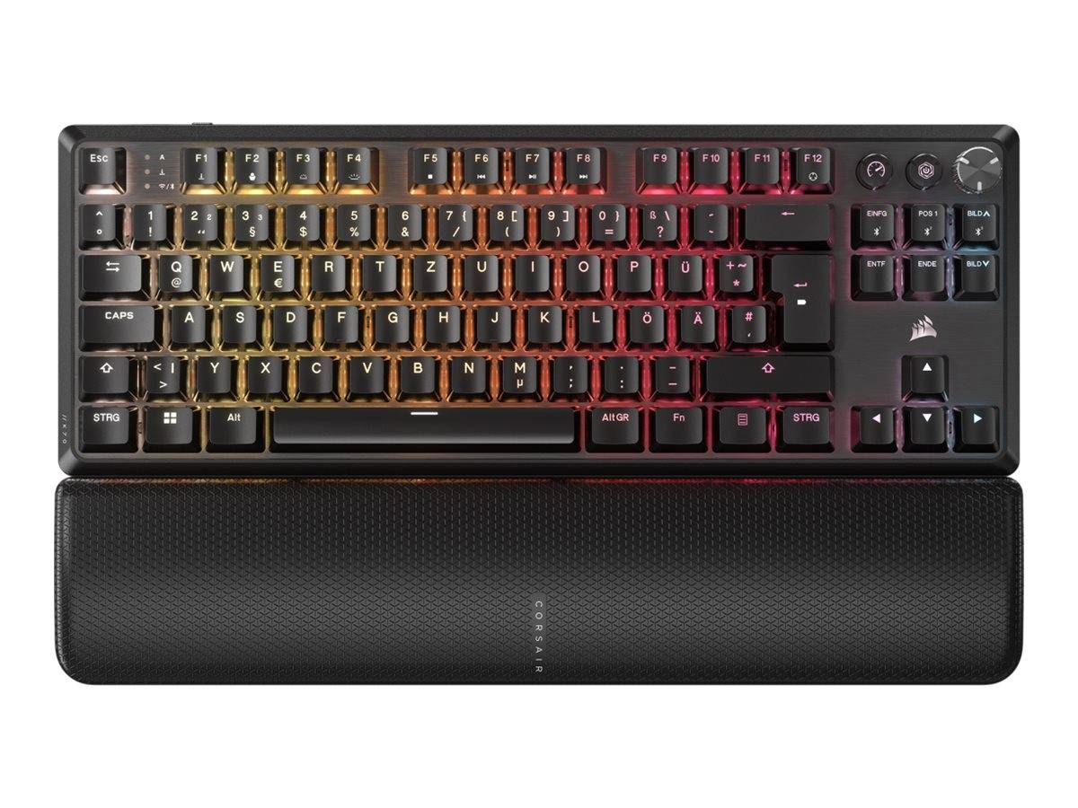 Corsair K70 CORE TKL Engels Gaming USB + RF draadloos + Bluetooth QWERTZ Engels Zwart-0