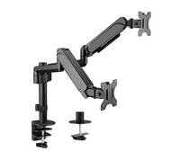 GEMBIRD MA-DA2P-01 Houder; 9kg; 17÷32"; zwart; Arml: 533mm; aluminium,plastic,staal - 1 stuk-1