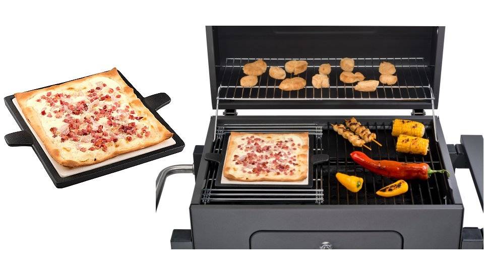 Tepro 8578 Inzet Pizzasteen voor 8570 Hoofdgrillrooster-0