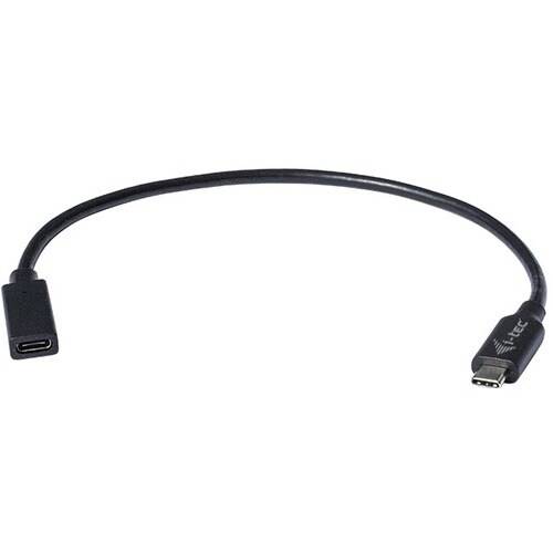 i-tec 30 cm USB Datatransferkabel - Tweede eind: 1 x USB 3.1 Type C - Female - 10 Gbit/s - Extensiekabel - Zwart-0