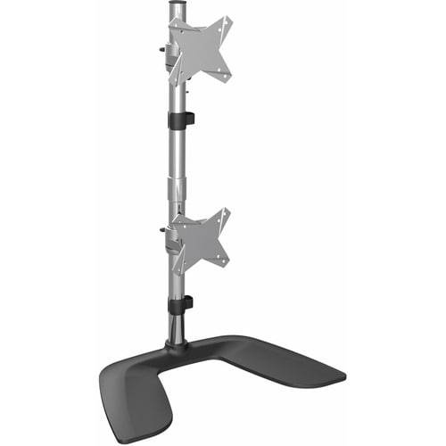 StarTech.com Verticale Dual Monitor Stand, Vrijstaande Universele Standaard voor twee VESA Schermen to 27" (8kg), Verste-0