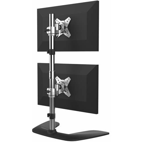 StarTech.com Verticale Dual Monitor Stand, Vrijstaande Universele Standaard voor twee VESA Schermen to 27" (8kg), Verste-2