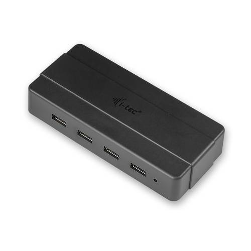 i-tec USB 3.0 Charging HUB 4 Port + Power Adapter, USB 3.2 Gen 1 (3.1 Gen 1) Type-B, USB 3.2 Gen 1 (3.1 Gen 1) Type-A, 5-0