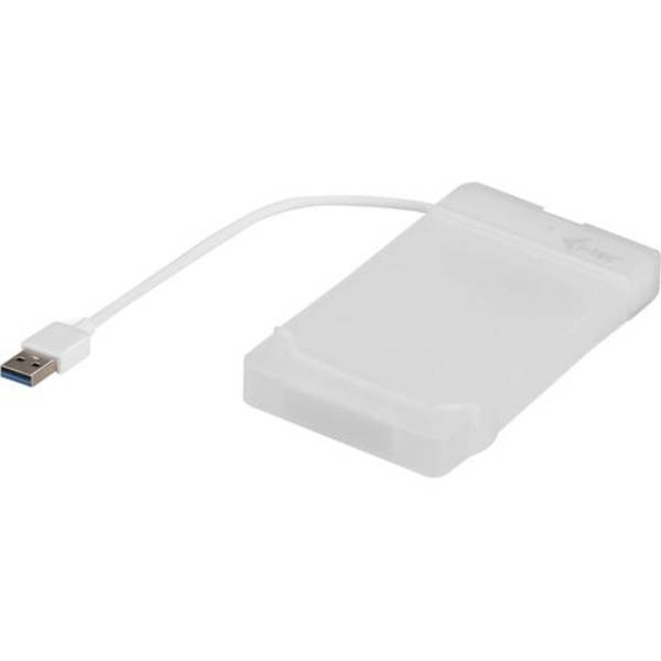i-tec MySafe Drivebehuizing - USB 3.0 HostInterface Extern - Wit - 1 x Totale gleuf - 1 x 2.5" gleuf - Plastic