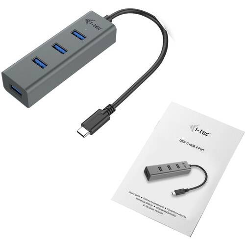 i-tec USB-hub - USB Type C - Extern - 4 Total USB Port(s) - 4 USB 3.0 Port(s) - Linux, PC, Mac-2