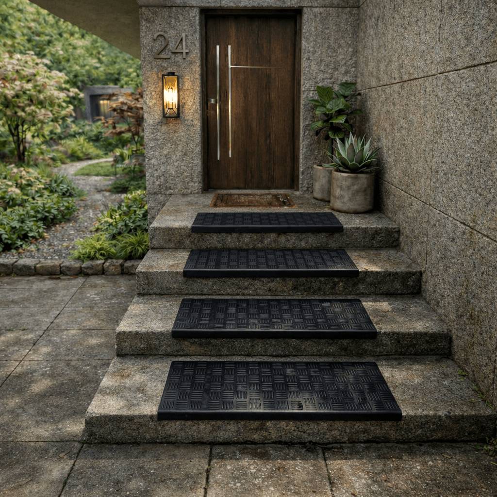 Trapmaantje rubber 25 x 75 cm - Tear - RECHTHOEK - 5 stuks-3