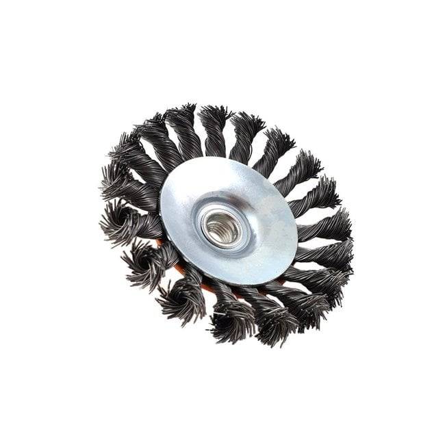 WEBER TOOLS Platte staalborstel getordeerd Ø 115 mm-1