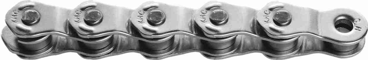 Ketting single speed KMC HL1 Wide Silver 100 schakels - zilver-0