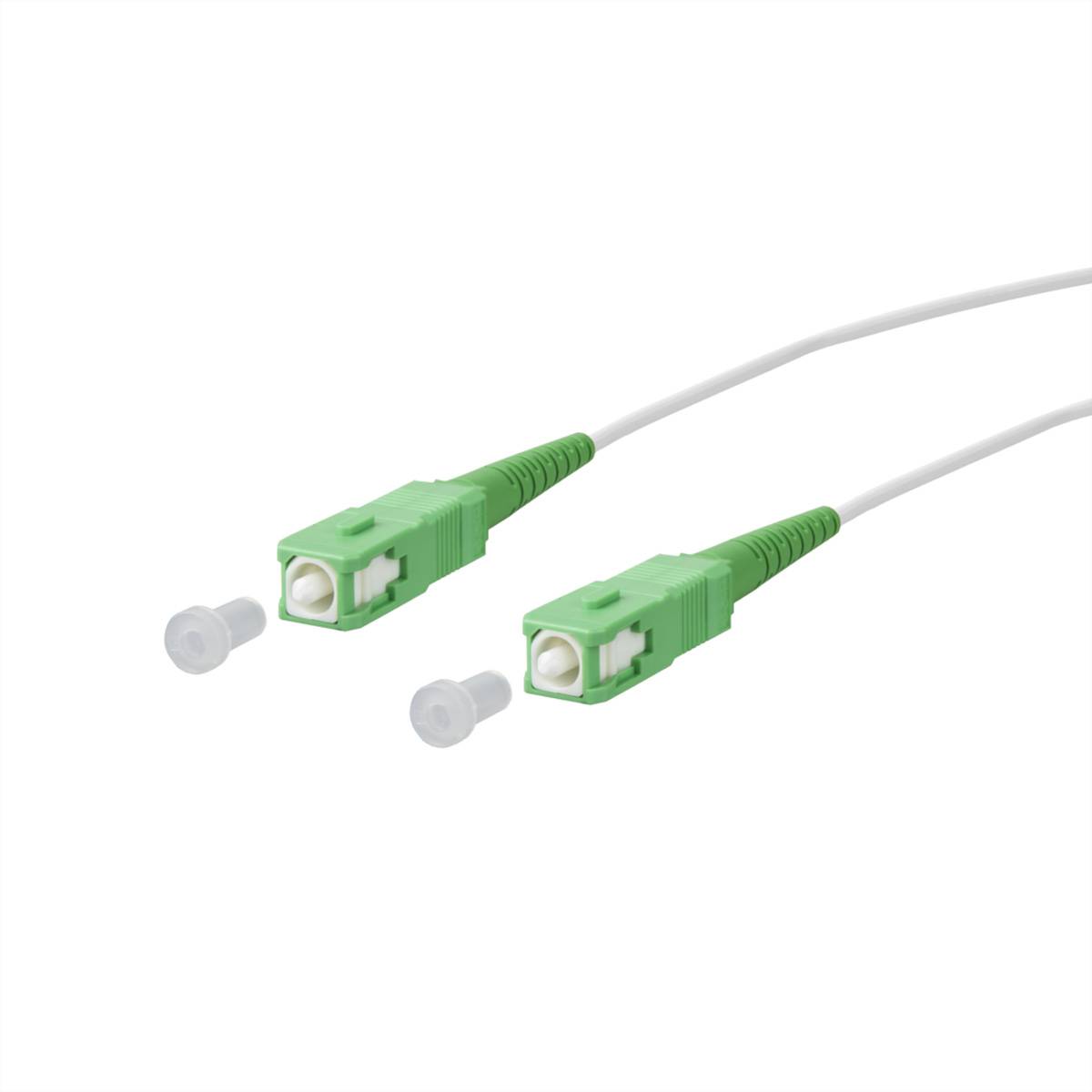 METZ CONNECT OpDAT glasvezelkabel, SC-S APC/SC-S APC OS2, 5 m-0