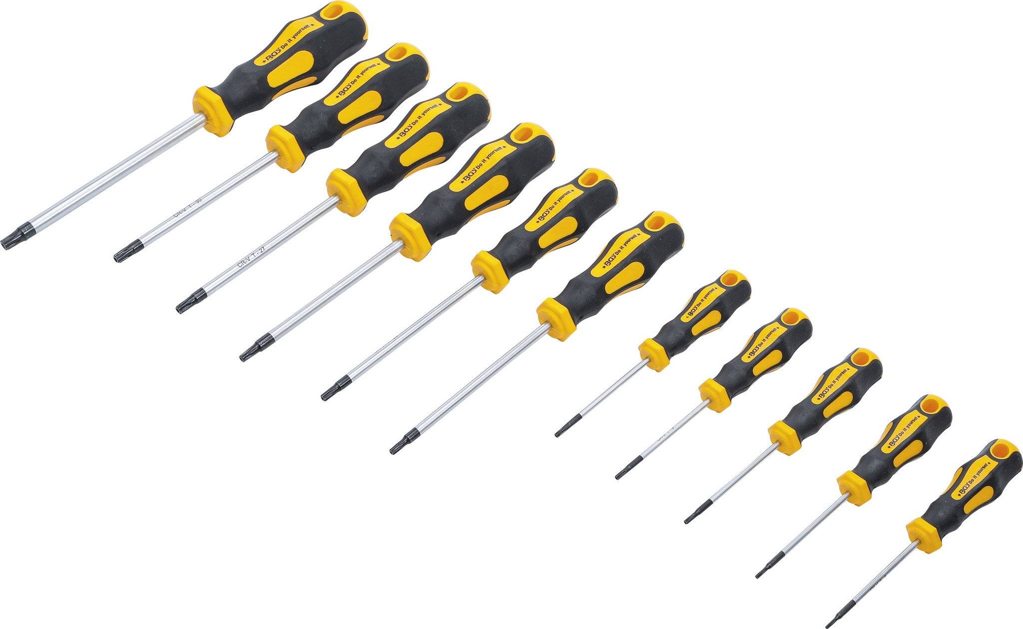 BGS Schroevendraaierset voor Torx met boring T6 - T40 11 delig-0