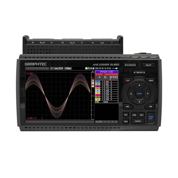 Graphtec GL860-EU-563SL-30 Datalogger, 30 kanalen, schroefloos