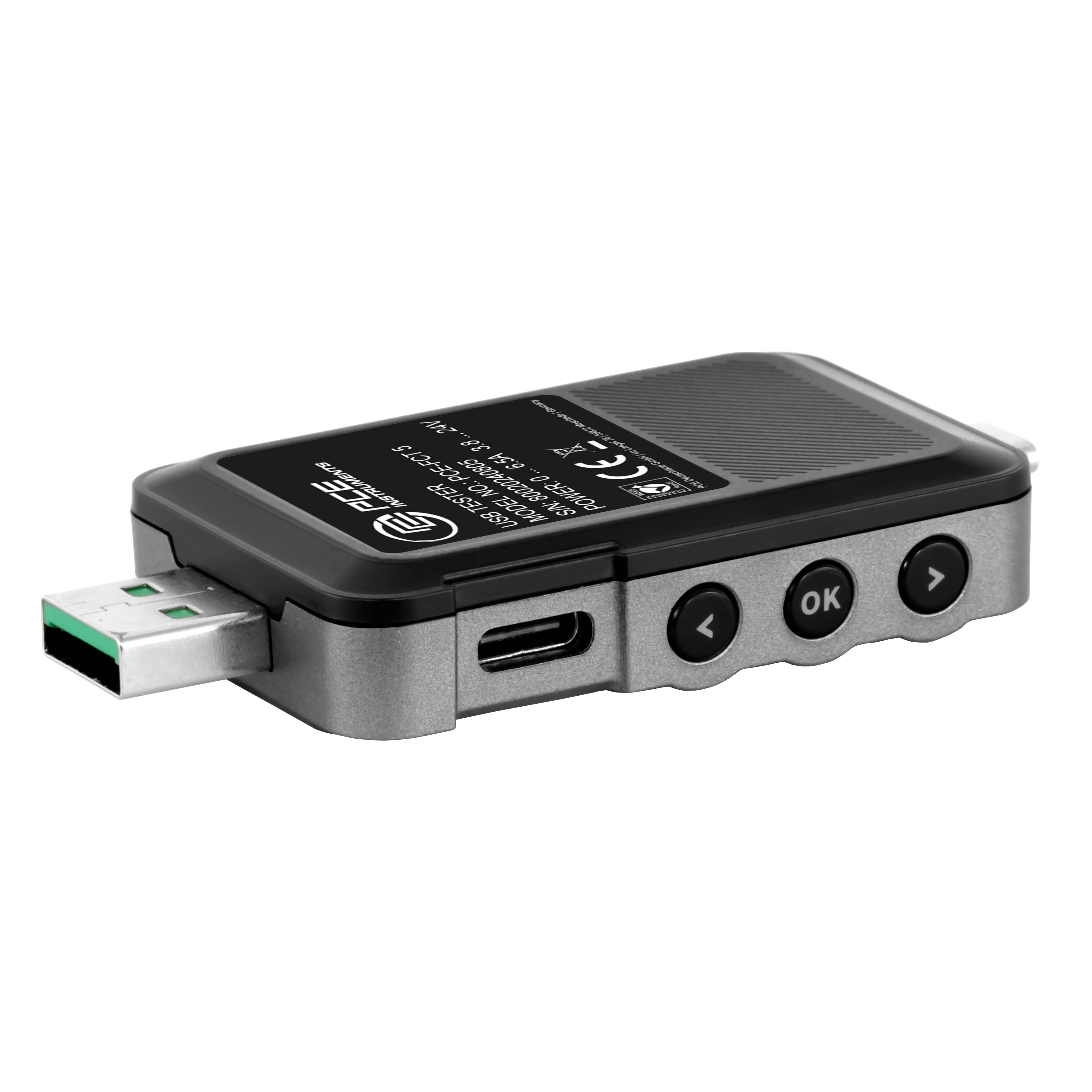 PCE Instruments USB-stroommeter Digitaal Incl. spanningstester-1