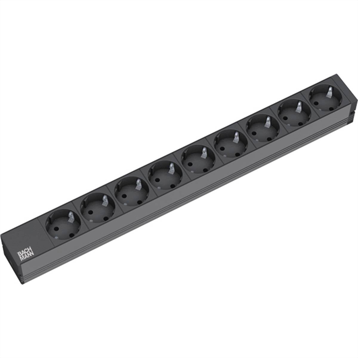 Bachmann 800.2383 Stopcontact Zwart-0
