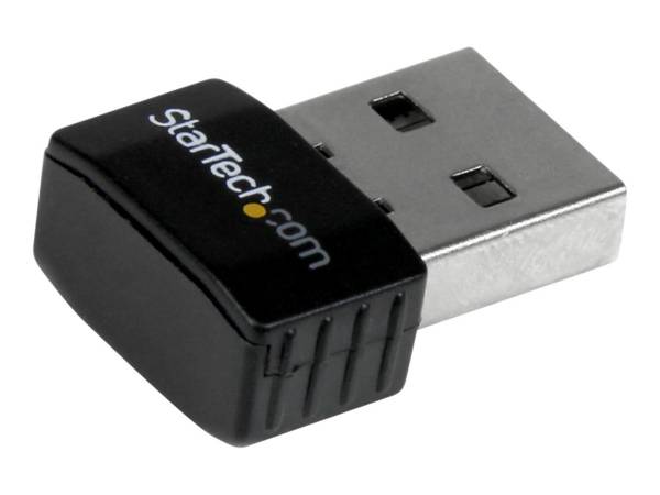StarTech.com USB 2.0 300 Mbps Mini draadloos-N netwerkadapter - 802.11n 2T2R wifi-adapter - USB 2.0 - 300 Mbit/s - 2,48