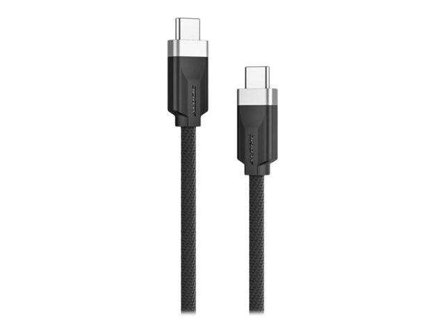 Alogic USB 3.2 aansluitkabel type C -C 5A M/M 1m, zwart-0