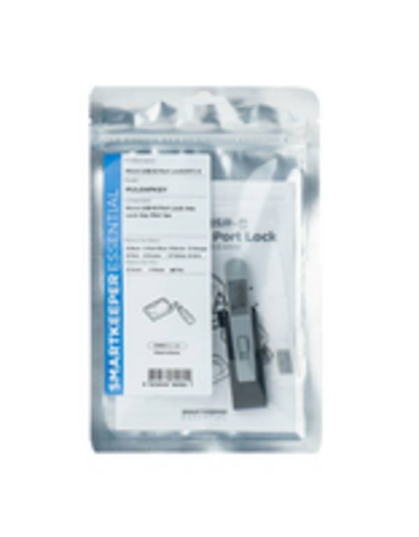 SmartKeeper Mini "Micro USB-B Port" Blocker grijs 4 st.+Sleutel