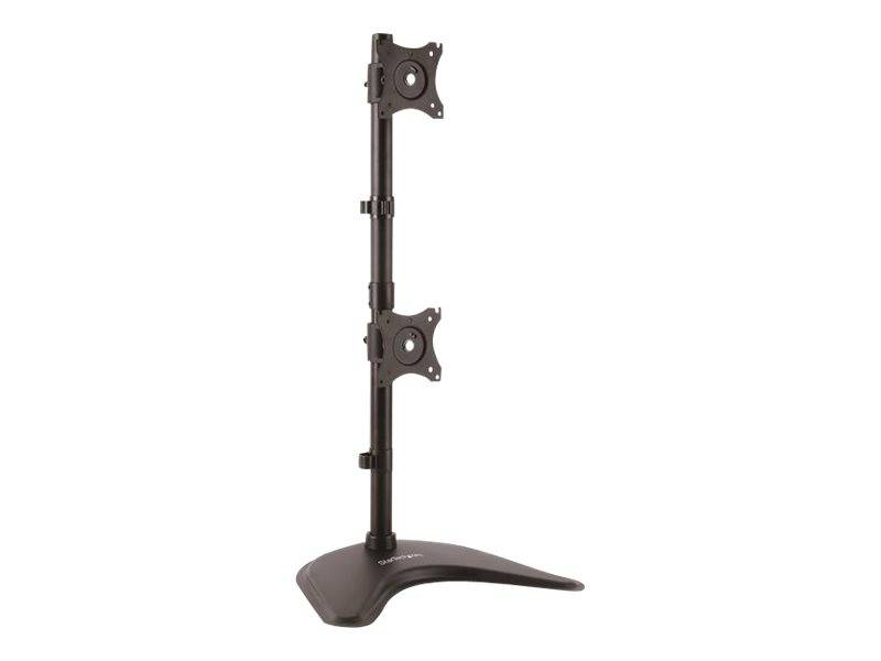 StarTech.com Verticale Dual Monitor standaard - robuust staal - voor VESA geschikte monitors tot 27 inch - verstelbare d-0
