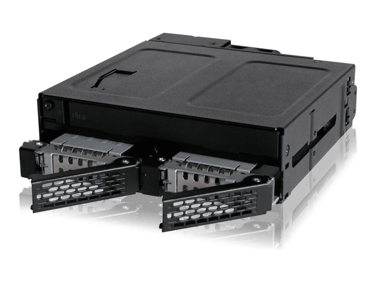 Backplane IcyDock 2x6,3cm SATAI-III in 1x5,25" HDD/SSD retail-0