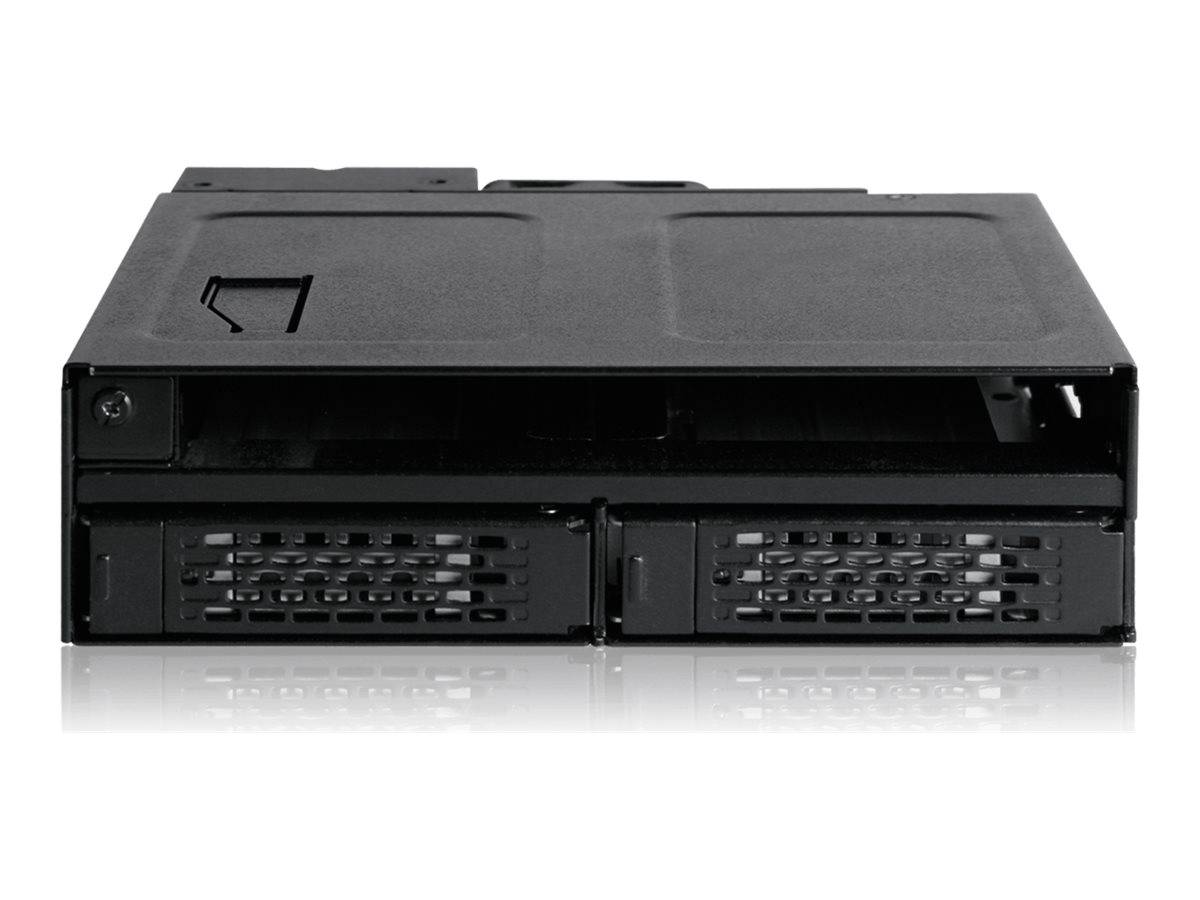 Backplane IcyDock 2x6,3cm SATAI-III in 1x5,25" HDD/SSD retail-1