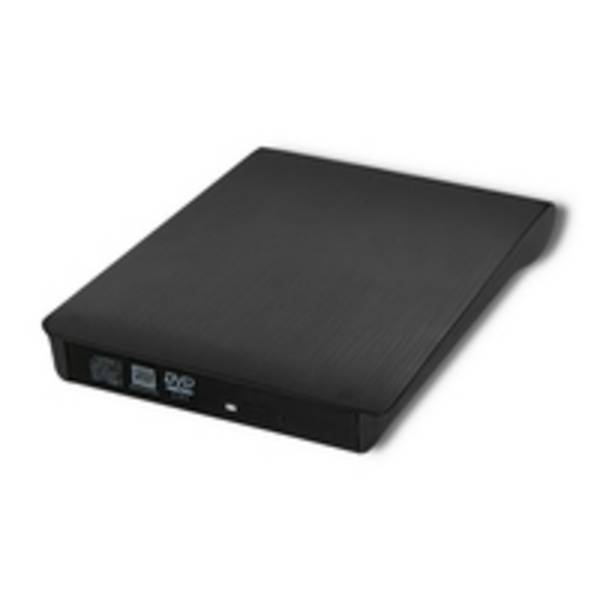 QOLTEC QOLTEC-51857 Externe DVD-drive; zwart; USB A; USB 3.0; 146x145x16mm - 1 stuk