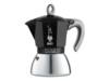 Bialetti Moka Induktion - Moka Express - 0,28 l - Zwart - Zilver - Aluminium - 6 kopjes - Polypropyleen (PP)