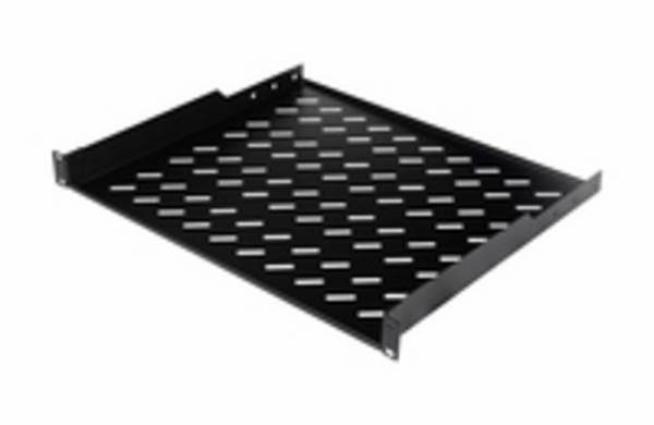 Equip vaste plank 19" voor serverkasten, 1U 60cm zwart