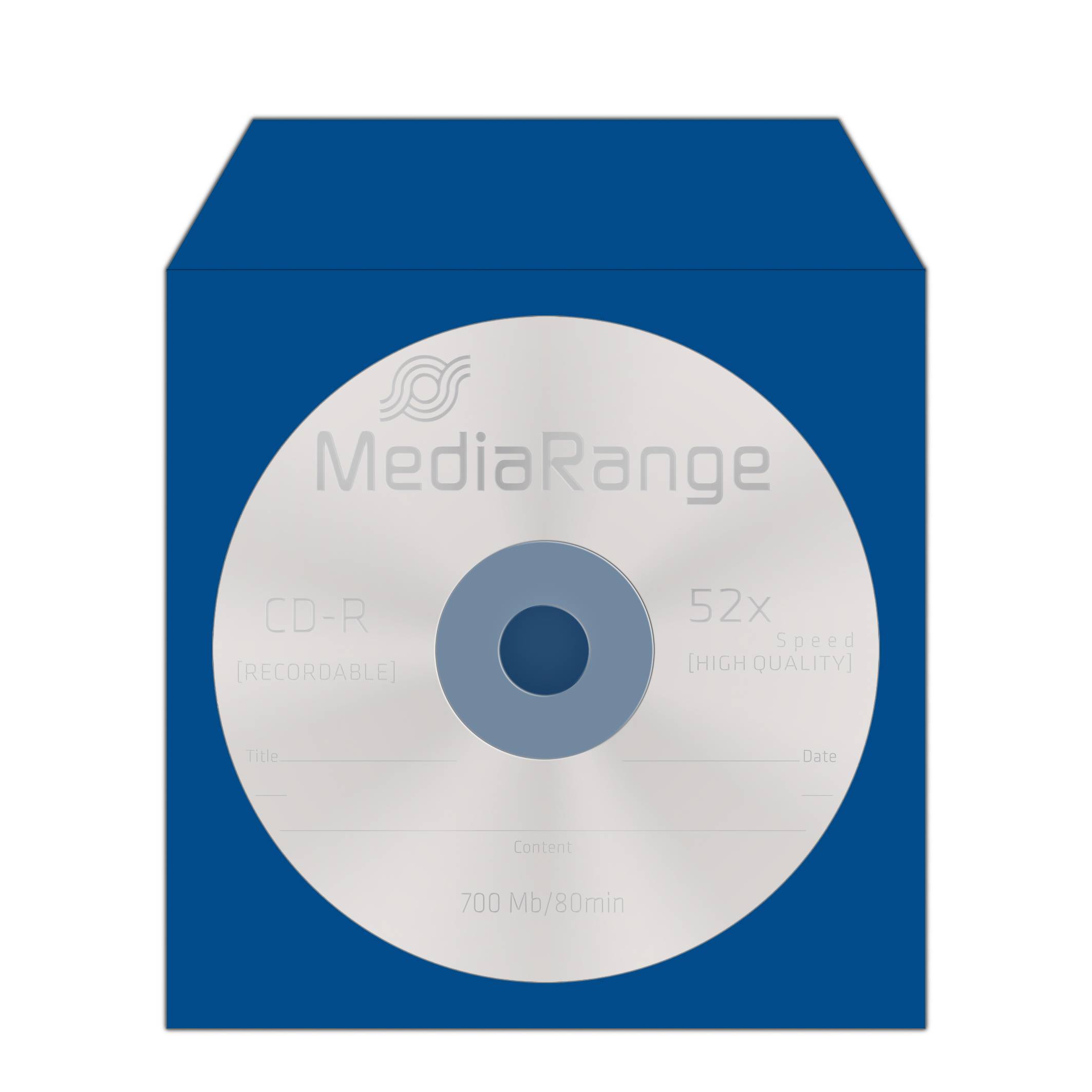 MediaRange CD Paperbag Colorpack 100 stuks met venster-2