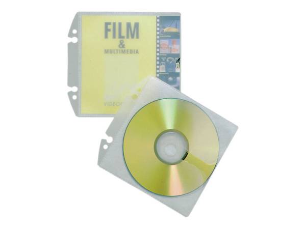 Durable  CD/DVD-ordnerhoes 1 CD/DVD/Blu-Ray PP Transparant 10 stuk(s)  522319