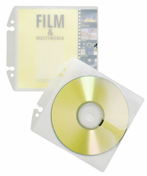 Durable CD/DVD-ordnerhoes 1 CD/DVD/Blu-Ray PP Transparant 10 stuk(s) 522319-1