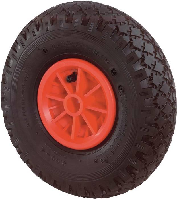 Wiel met luchtband wiel-d. 200 mm draagvermogen 80 kg reserve-wiel ribbelprofiel-0