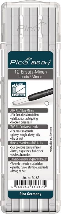 Vullingen-set pica BIG-Dry 12x wit universeel 12 stiften/set PICA-0