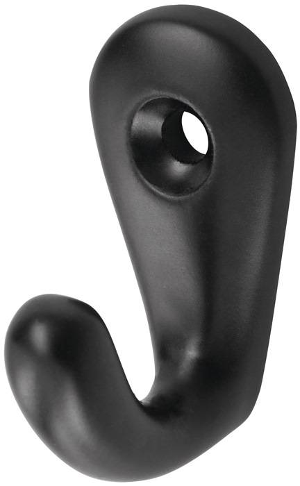 Hermeta Blackline handdoekhaak - zwart - 0557-70E-0
